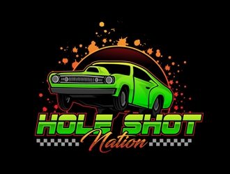Hole Shot Nation logo design by DreamLogoDesign