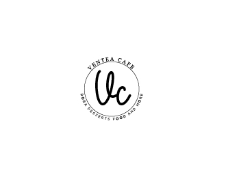 Ventea Cafe logo design by my!dea