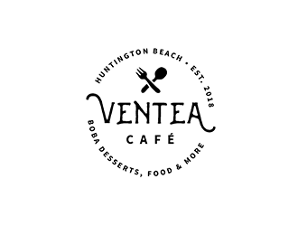 Ventea Cafe logo design by wonderland