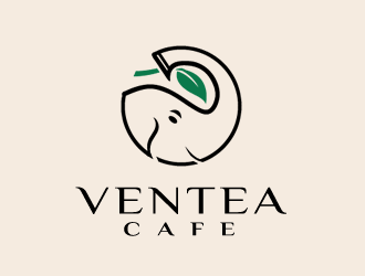 Ventea Cafe logo design by Coolwanz