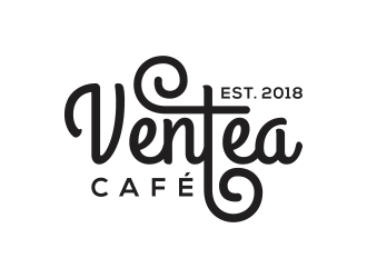 Ventea Cafe logo design by rokenrol