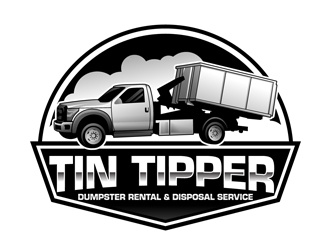 Tin Tipper logo design by DreamLogoDesign