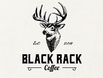 Black Rack Coffee  logo design by Optimus
