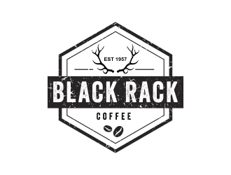 Black Rack Coffee  logo design by aldesign