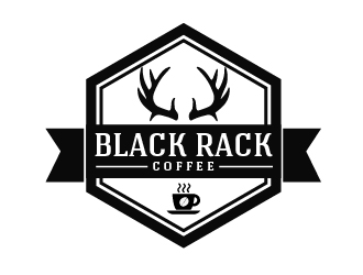 Black Rack Coffee  logo design by shravya
