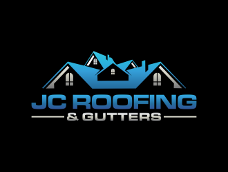 JC Roofing & Gutters logo design by RIANW