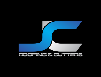 JC Roofing & Gutters logo design by oke2angconcept