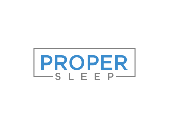 Proper Sleep logo design by RIANW