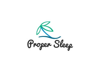 Proper Sleep logo design by N1one