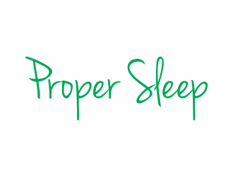 Proper Sleep logo design by hopee