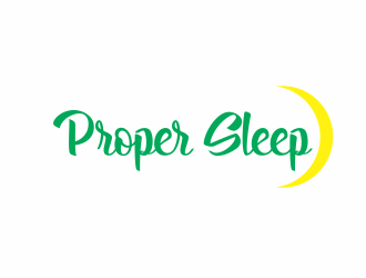 Proper Sleep logo design by hopee