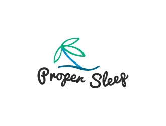 Proper Sleep logo design by N1one