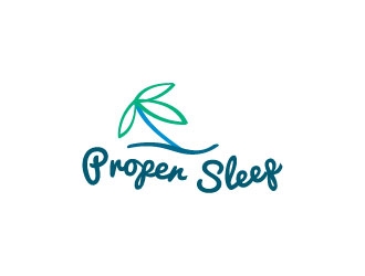 Proper Sleep logo design by N1one
