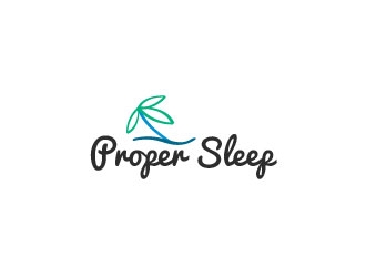 Proper Sleep logo design by N1one