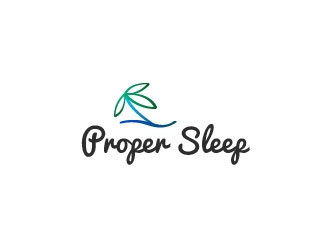 Proper Sleep logo design by N1one