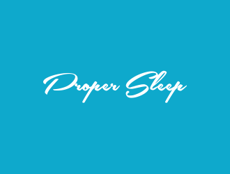 Proper Sleep logo design by oke2angconcept