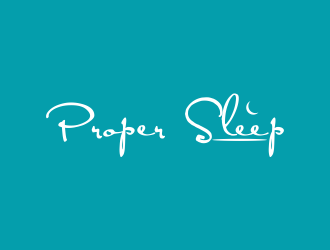 Proper Sleep logo design by oke2angconcept