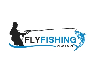 Fly Fishing Swing logo design by shravya