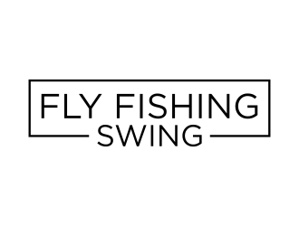 Fly Fishing Swing logo design by BlessedArt