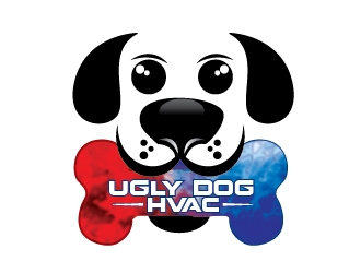 Ugly Dog HVAC logo design by shere