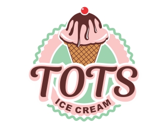 TOTS Ice Cream  logo design by ruki