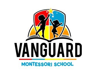 Vanguard Montessori School  logo design by veron