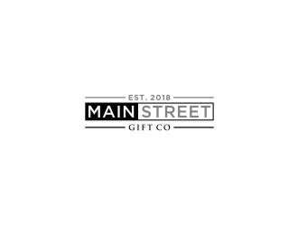 Little Gift Shop on Main  Or Main Street Gift Co logo design by bricton