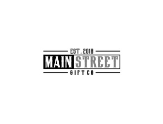 Little Gift Shop on Main  Or Main Street Gift Co logo design by bricton
