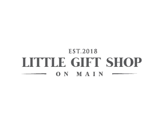 Little Gift Shop on Main  Or Main Street Gift Co logo design by Suvendu