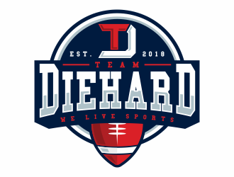 Team Diehard logo design by jm77788