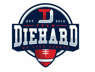 Team Diehard logo design by jm77788