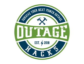 Outage Hacks logo design by cikiyunn