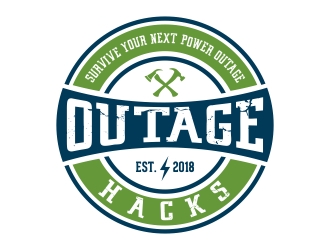 Outage Hacks logo design by cikiyunn