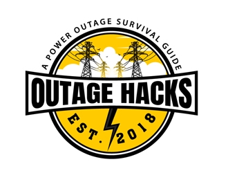 Outage Hacks logo design by DreamLogoDesign