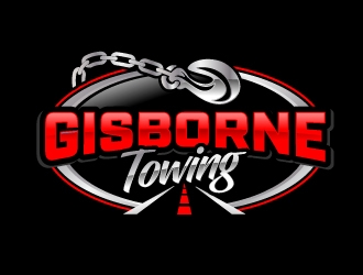 Gisborne Towing logo design by jaize
