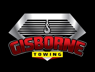 Gisborne Towing logo design by shere