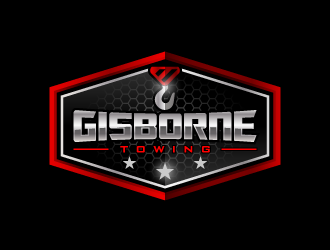 Gisborne Towing logo design by pencilhand