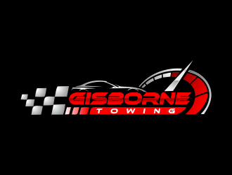 Gisborne Towing logo design by giphone