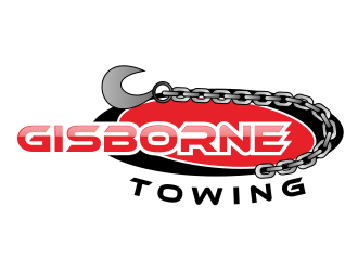 Gisborne Towing logo design by Greenlight