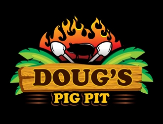 Doug’s Pig Pit logo design by shere