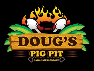 Doug’s Pig Pit logo design by shere