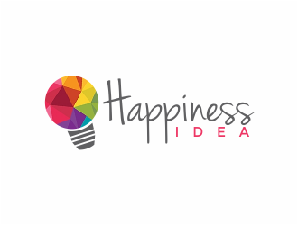 Happiness Idea logo design by mutafailan