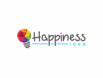 Happiness Idea logo design by mutafailan