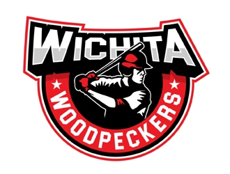 Wichita Woodpeckers logo design by MAXR