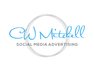 CW Mitchell - Social Media Advertising  logo design by cintoko