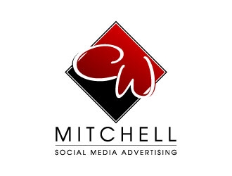 CW Mitchell - Social Media Advertising  logo design by J0s3Ph