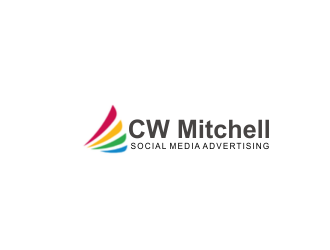 CW Mitchell - Social Media Advertising  logo design by kanal