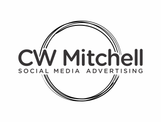 CW Mitchell - Social Media Advertising  logo design by Realistis