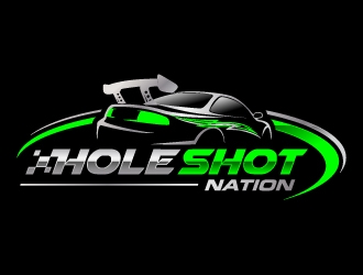 Hole Shot Nation logo design by jaize