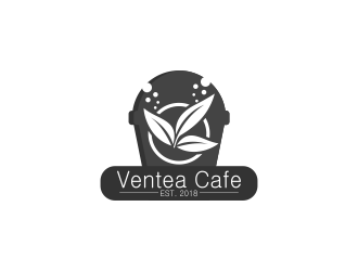 Ventea Cafe logo design by Akli